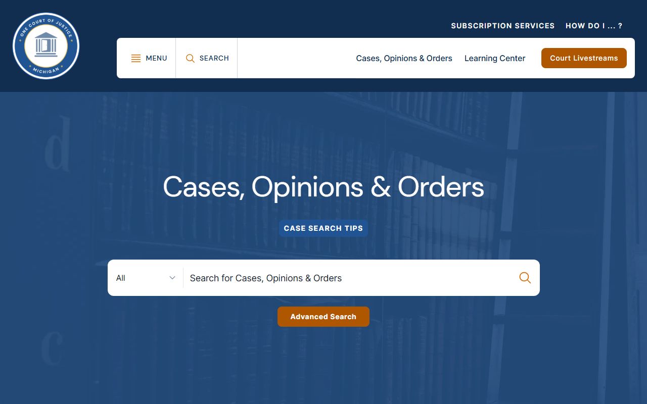 Antrim County appeals reach the Michigan Courts case search page