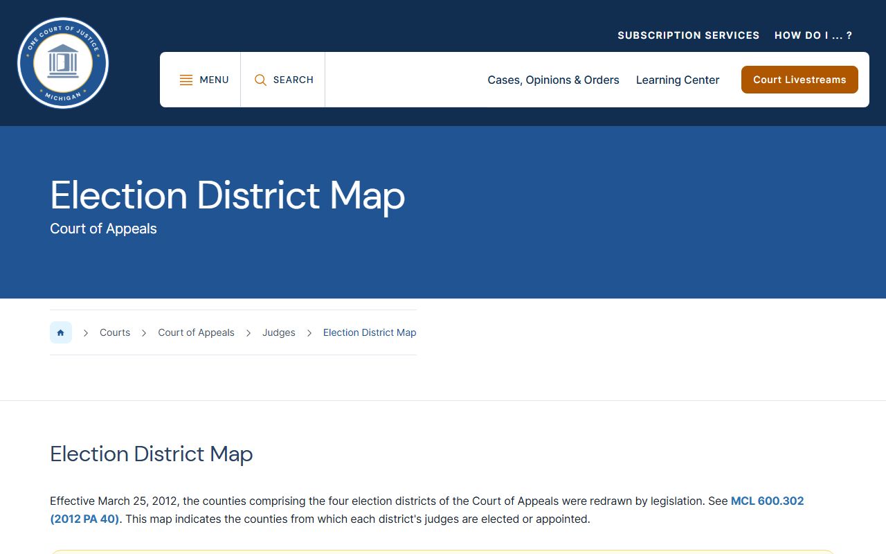 Antrim County traffic court records and DUI appeals in the Michigan Court of Appeals Fourth District